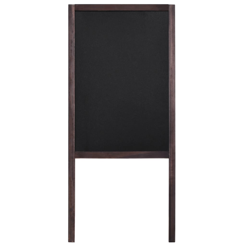 vidaXL Tablă neagră cu două fețe, lemn de cedru, verticală, 40x60 cm