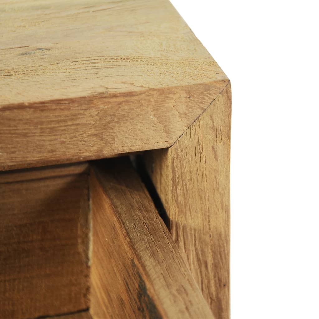 vidaXL Noptieră, 40x30x50 cm, lemn masiv de tec