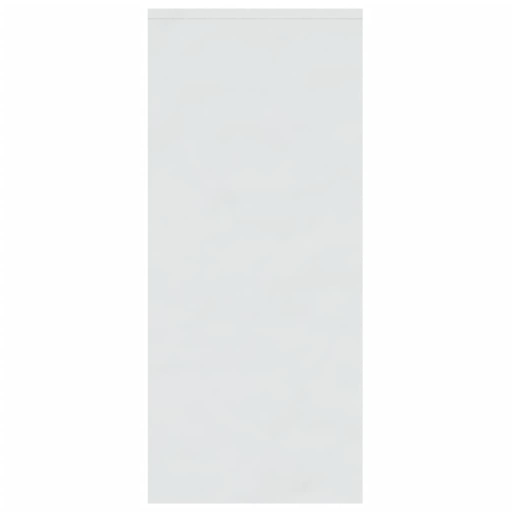 vidaXL Servantă, alb extralucios, 102x33x75 cm, PAL