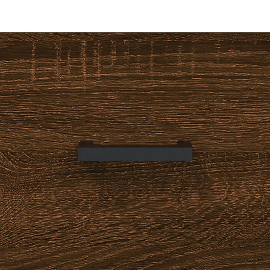 vidaXL Noptieră de perete, stejar maro, 35x35x20 cm