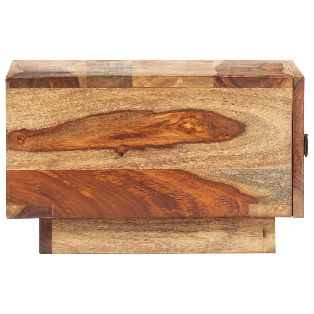 vidaXL Noptieră, 40 x 40 x 25 cm, lemn masiv de sheesham