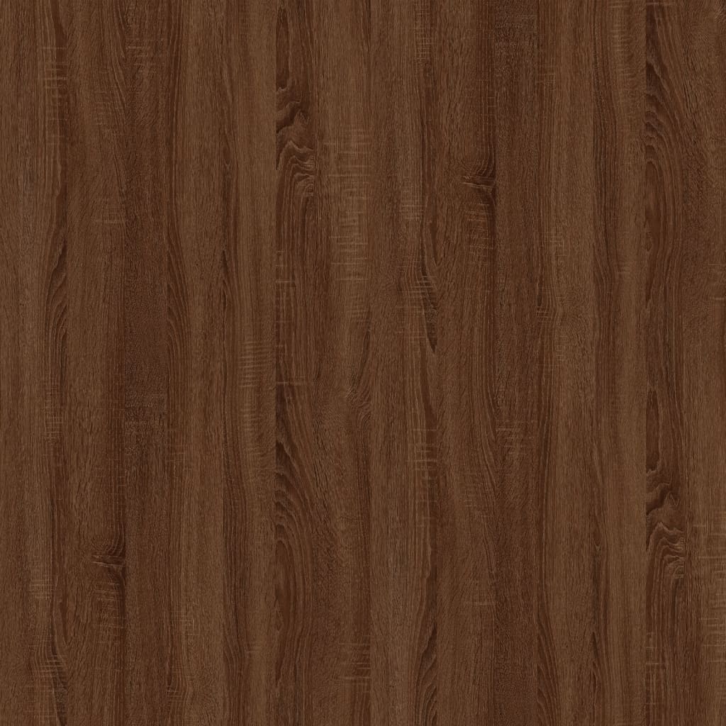 vidaXL Noptieră, 2 buc., stejar maro, 50x46x50 cm, lemn prelucrat