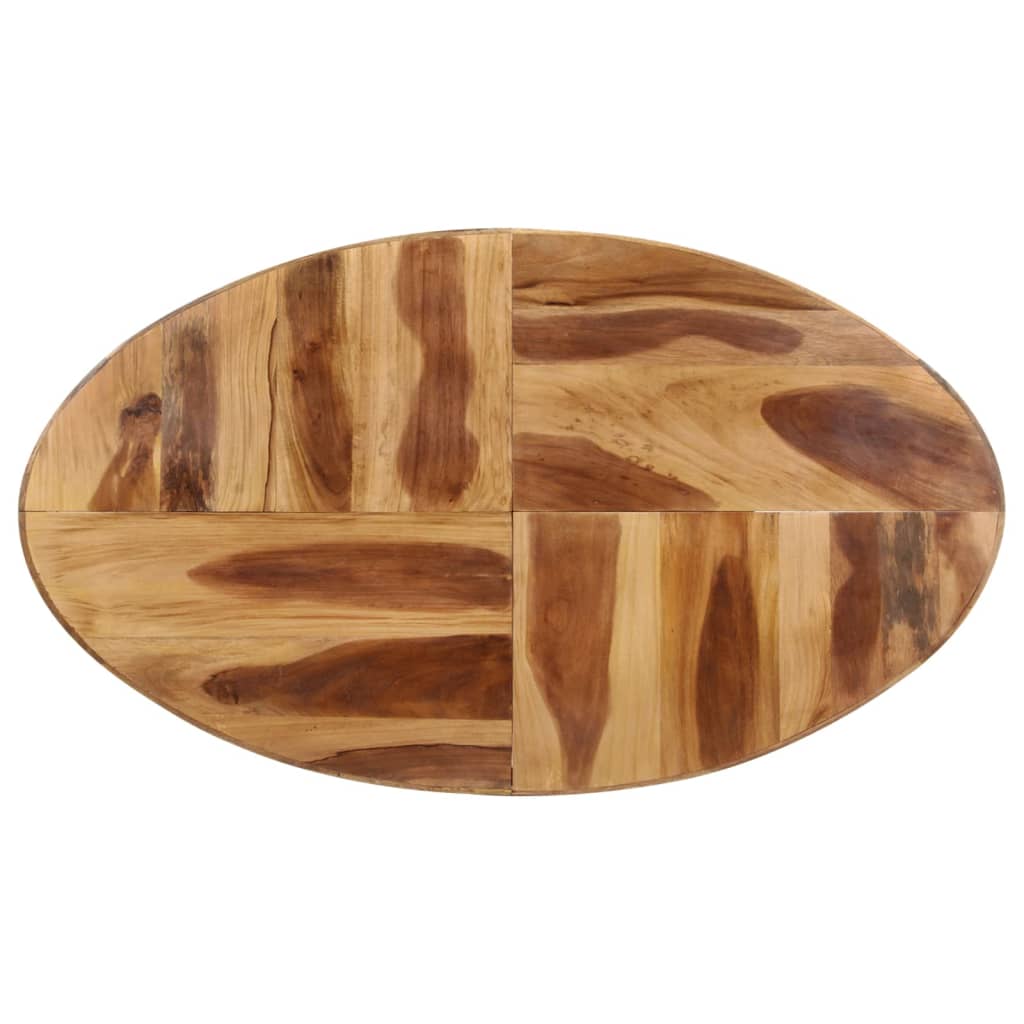 vidaXL Masă de bucătărie, 140x80x75 cm, lemn acacia, finisaj sheesham