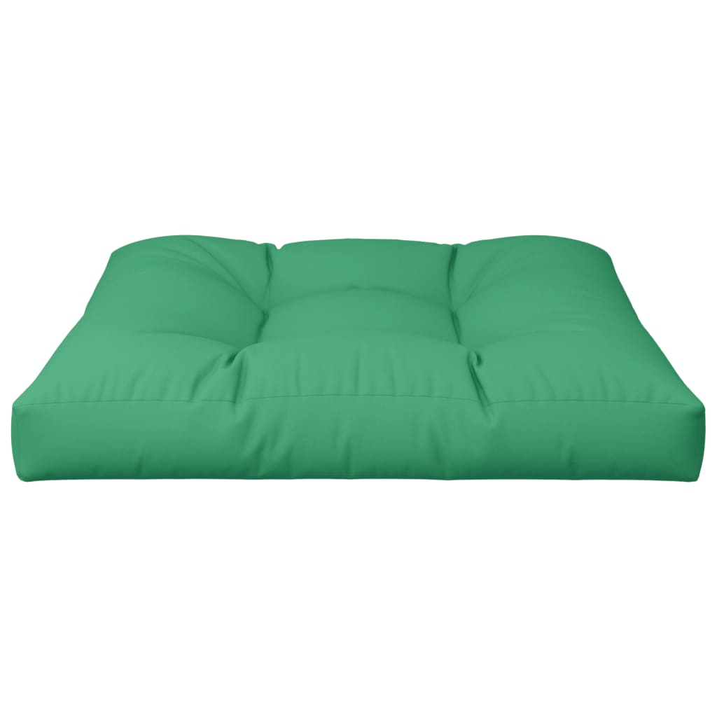 vidaXL Pernă pentru canapea din paleți, verde crud, 80 x 80 x 12 cm