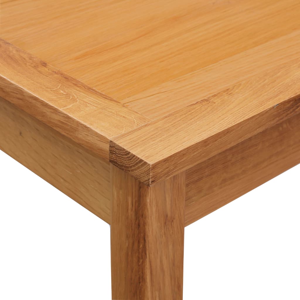 vidaXL Set mobilier de bar, 3 piese, lemn masiv de stejar
