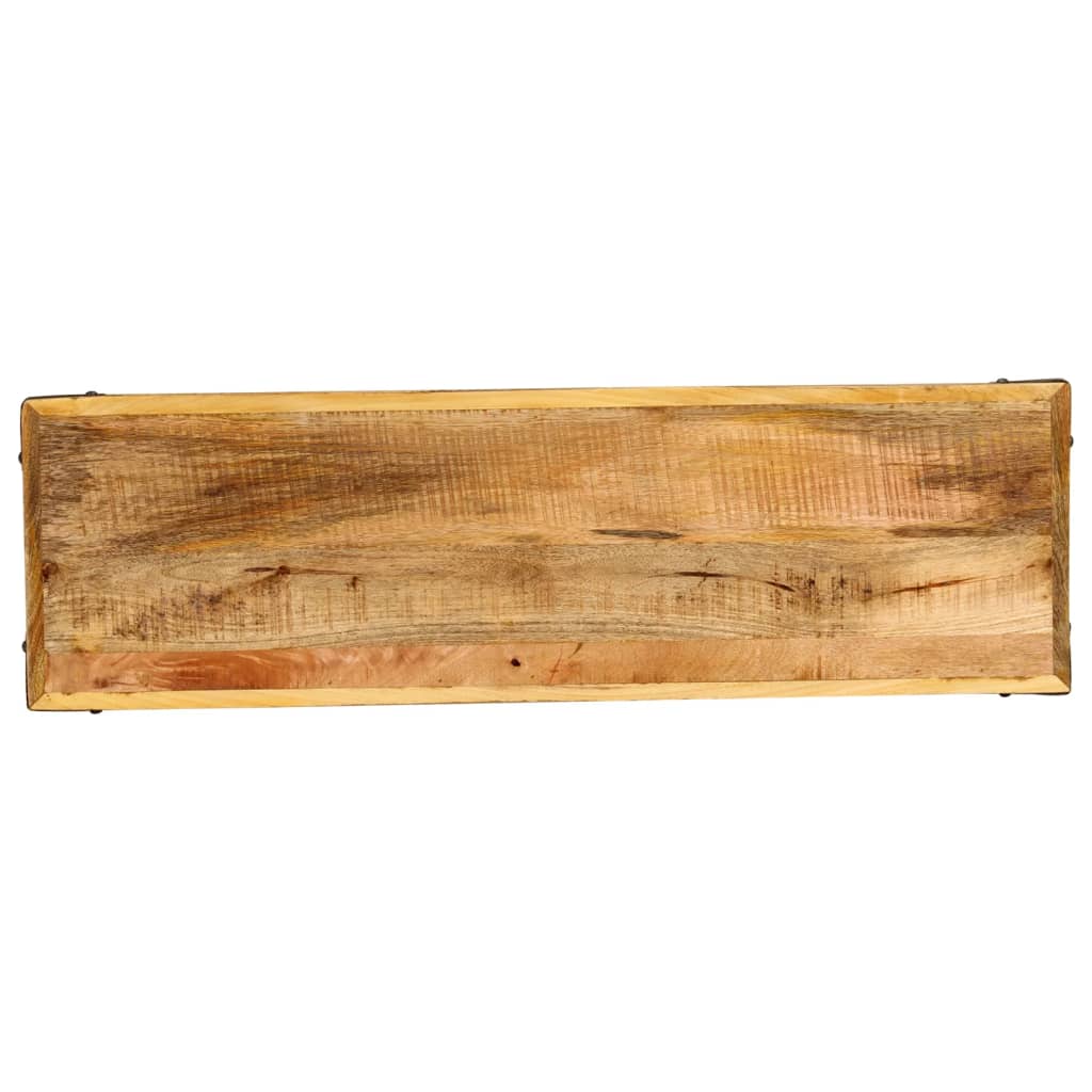 vidaXL Măsuță consolă, 100x30x75 cm, lemn masiv de mango