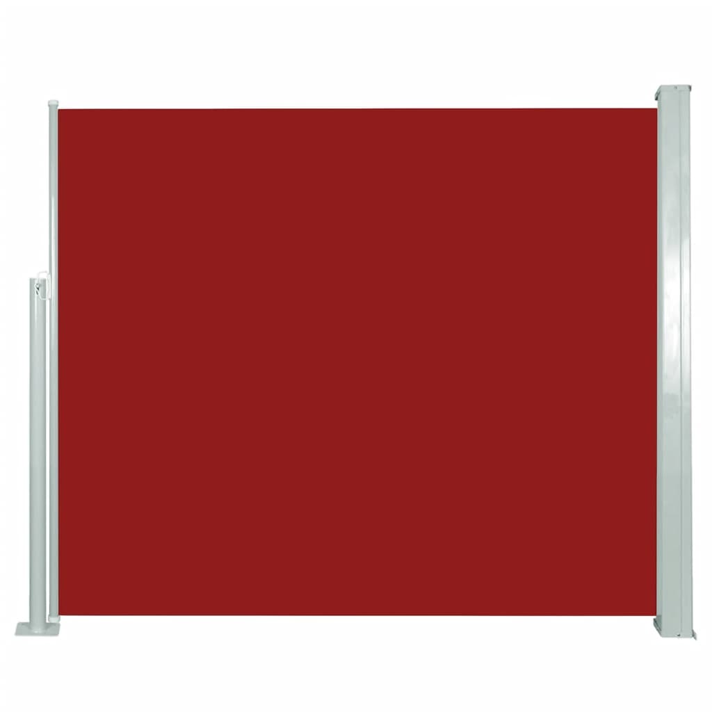 vidaXL Copertină laterală retractabilă, roșu, 120x300 cm