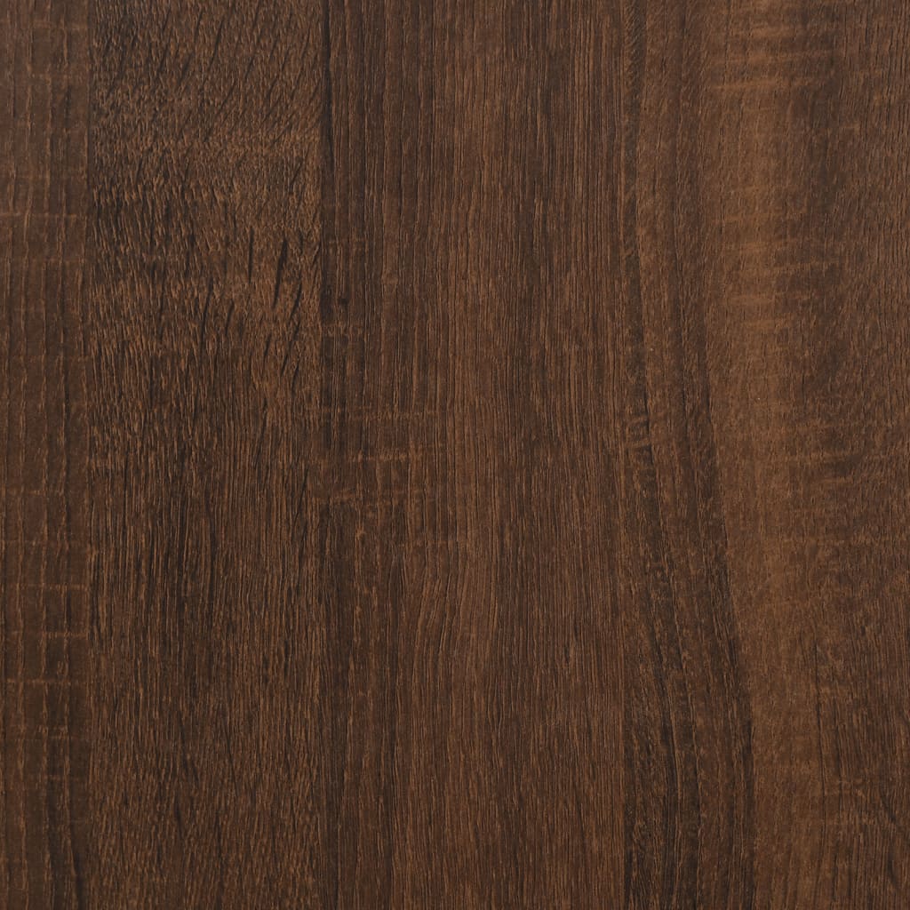 vidaXL Masă laterală, stejar maro, 50x46x50 cm, lemn compozit