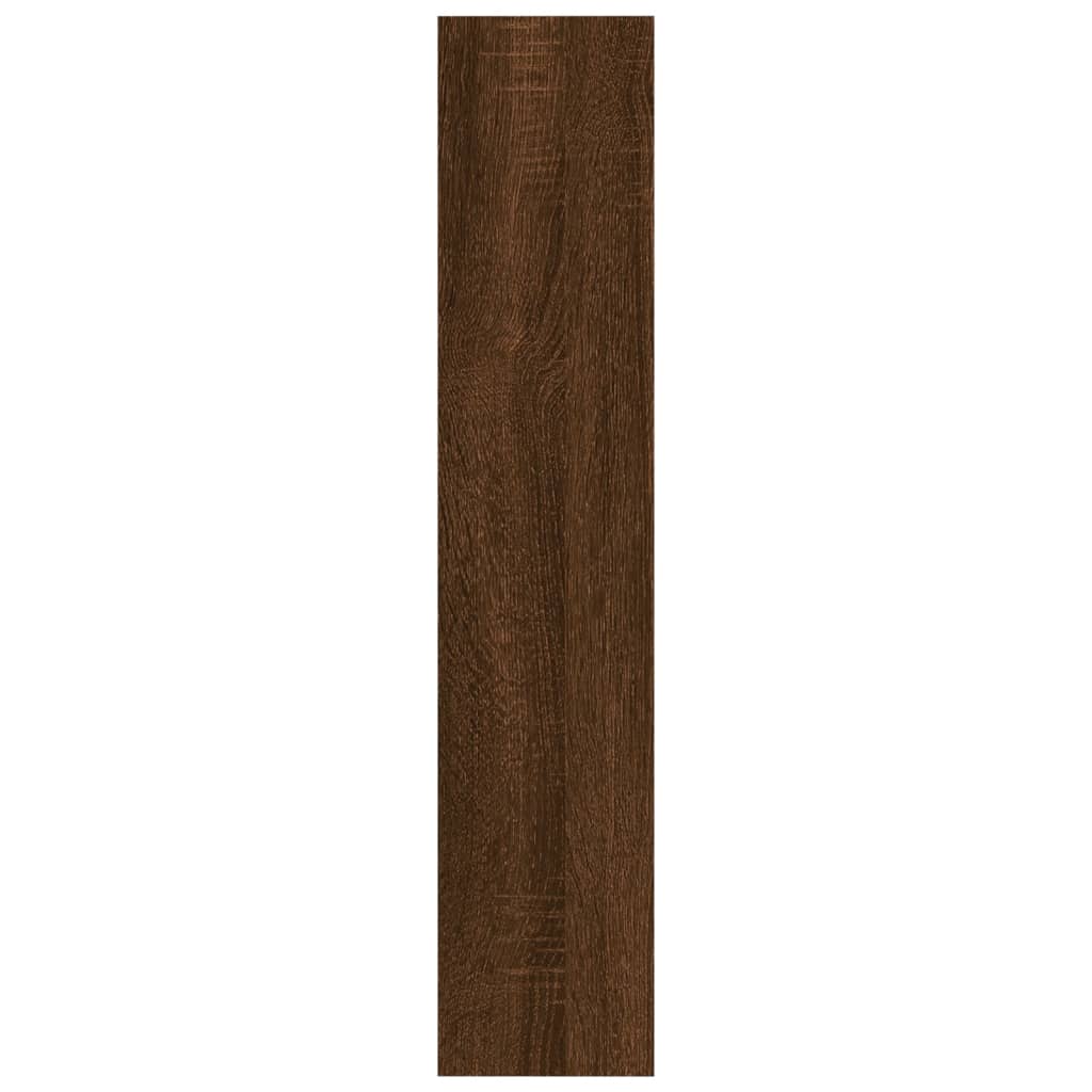 vidaXL Raft de perete, stejar maro, 90x16x78 cm, lemn compozit