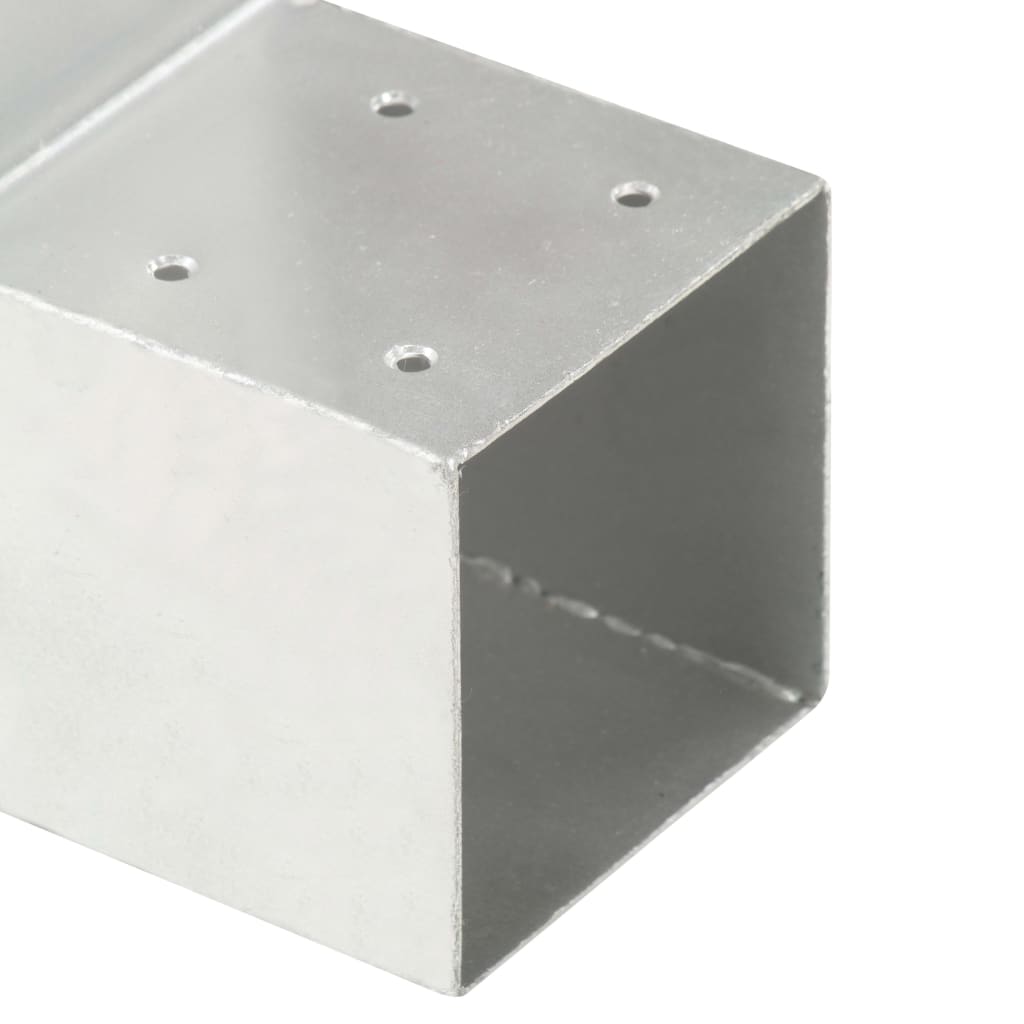 vidaXL Conectori de grindă, formă L, 4 buc, 71x71 mm, metal galvanizat