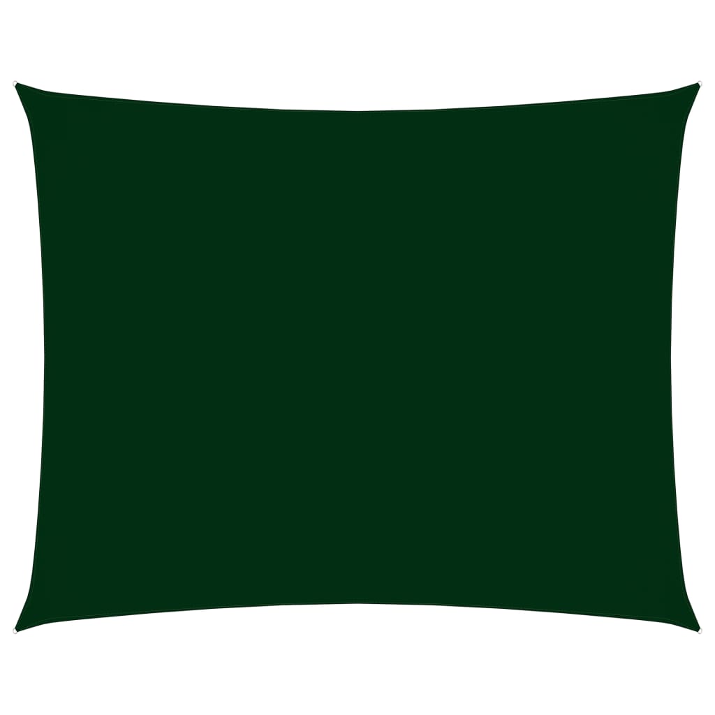 vidaXL Parasolar verde închis, 4x5 m țesătură oxford dreptunghiular