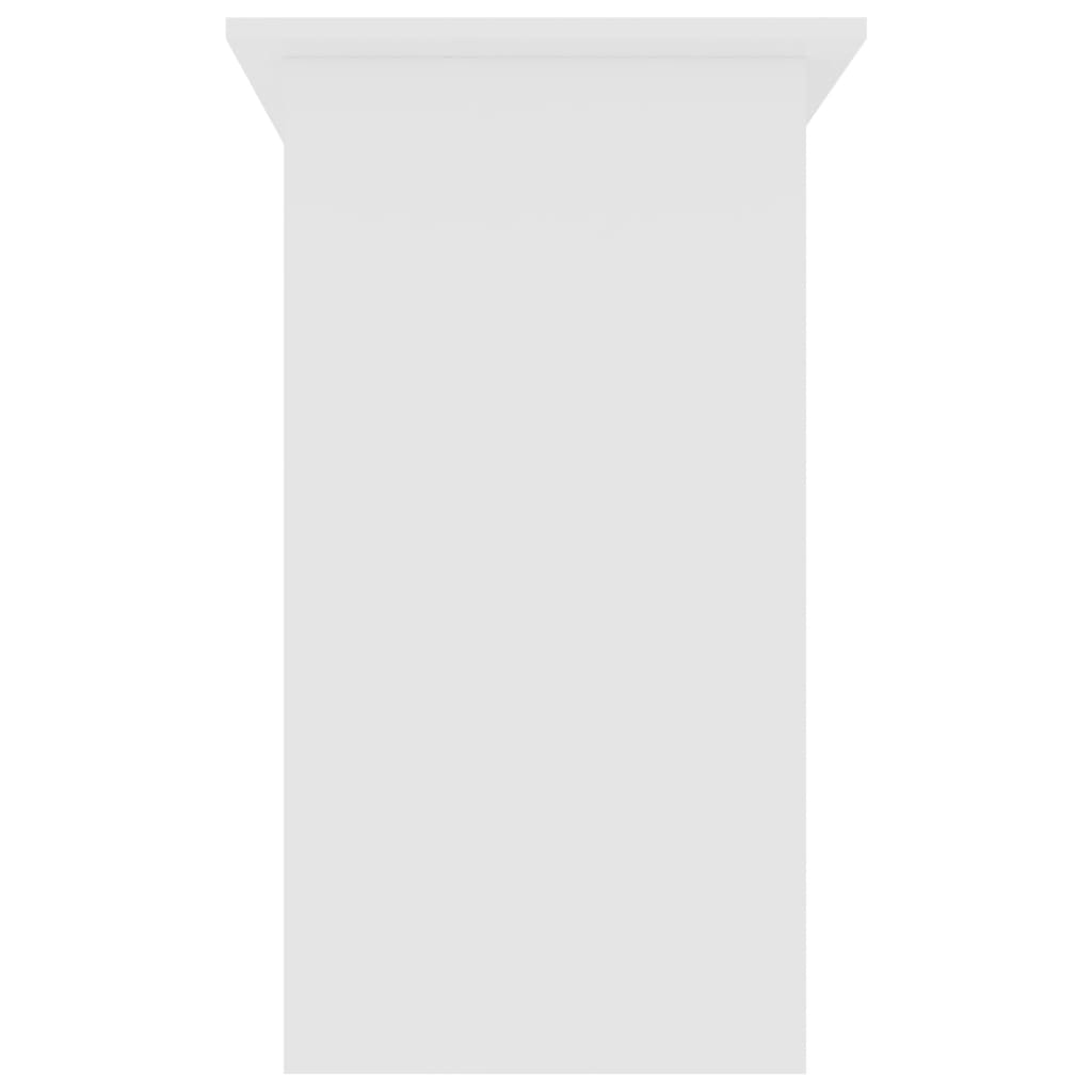 vidaXL Birou, alb, 80 x 45 x 74 cm, PAL