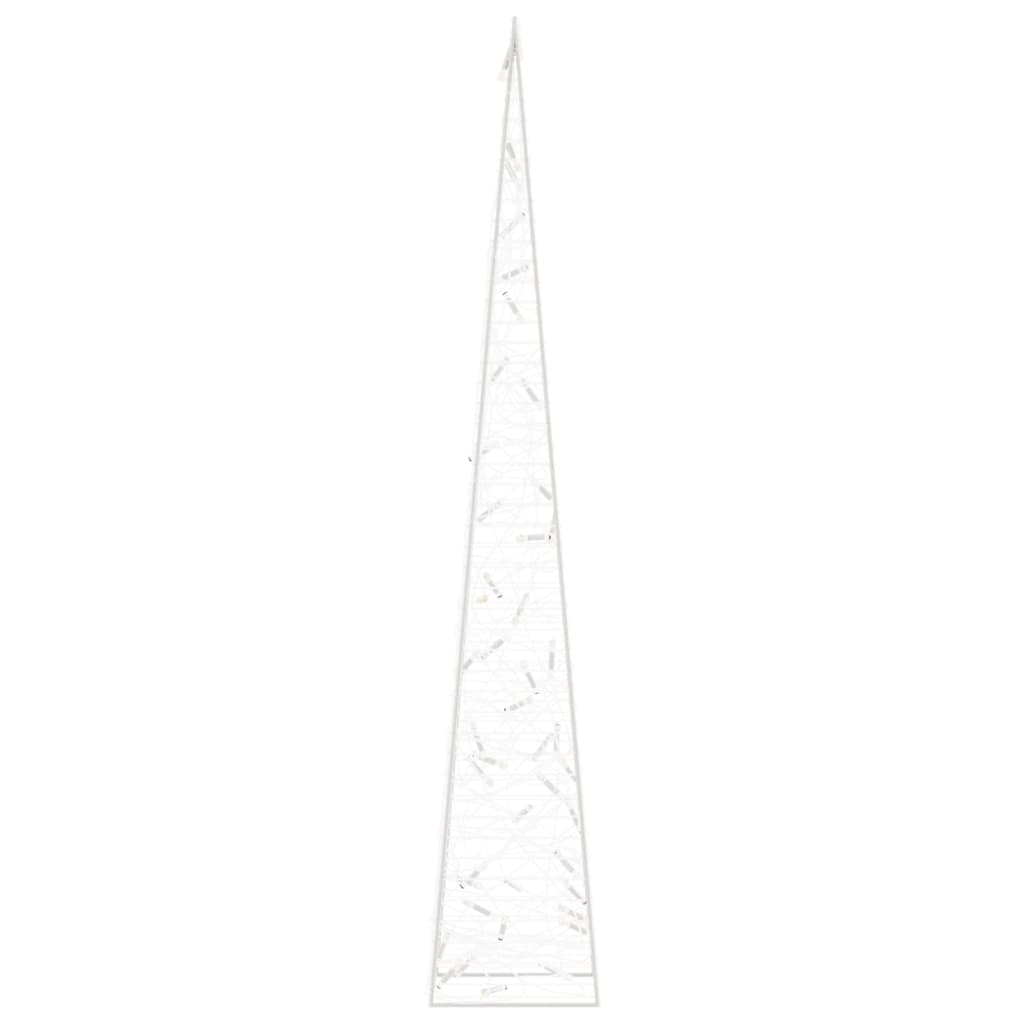 vidaXL Con de lumină cu LED decorativ, alb rece, 90 cm, acrilic