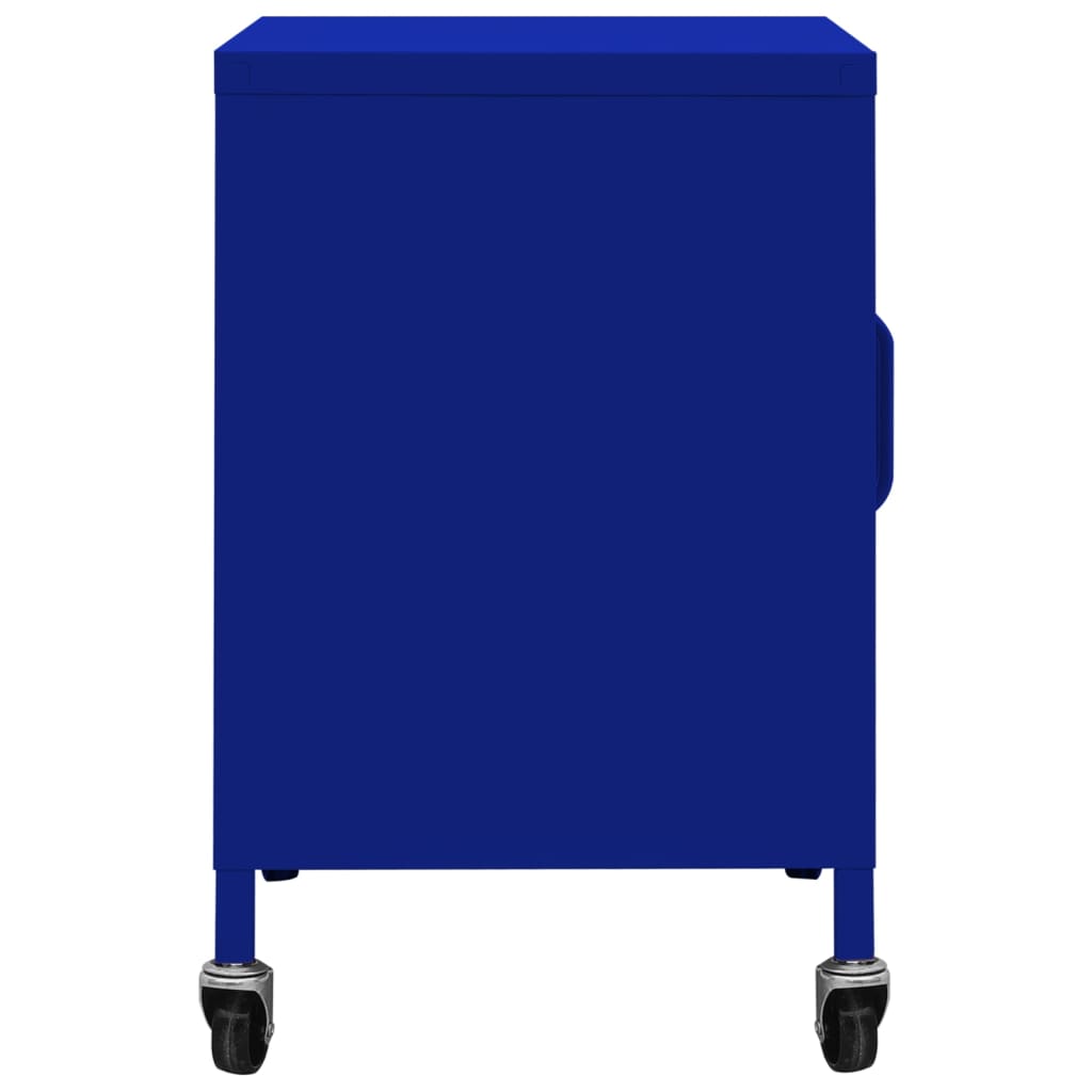 vidaXL Dulap de depozitare, bleumarin, 60x35x56 cm, oțel