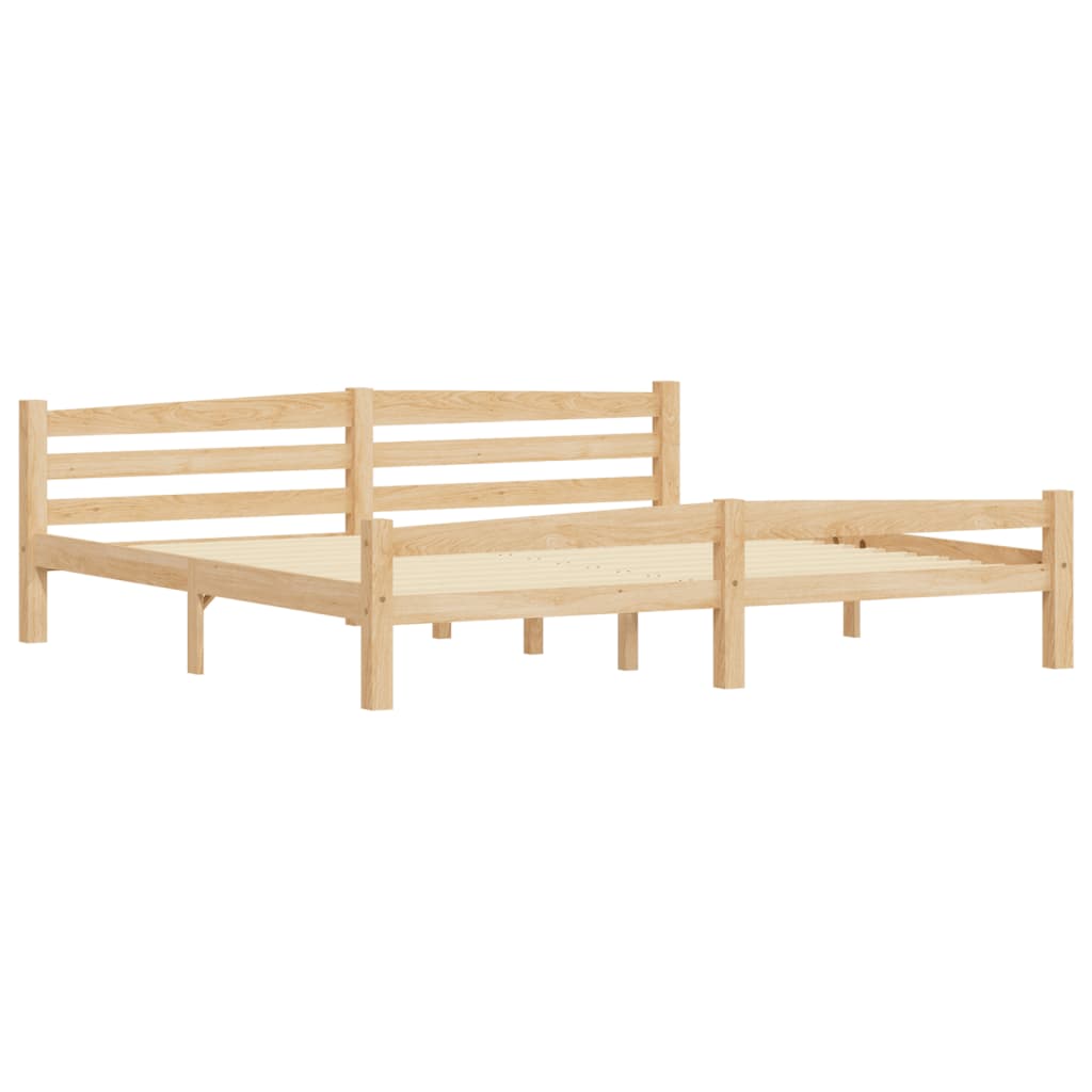 vidaXL Cadru de pat, 200x200 cm, lemn masiv de pin