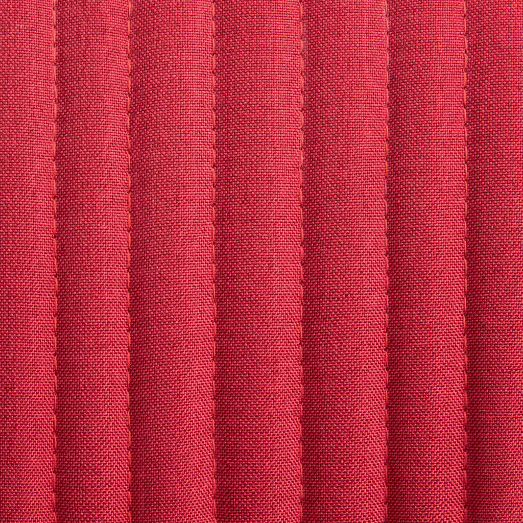 vidaXL Scaune de bucătărie, 2 buc., roșu vin, material textil