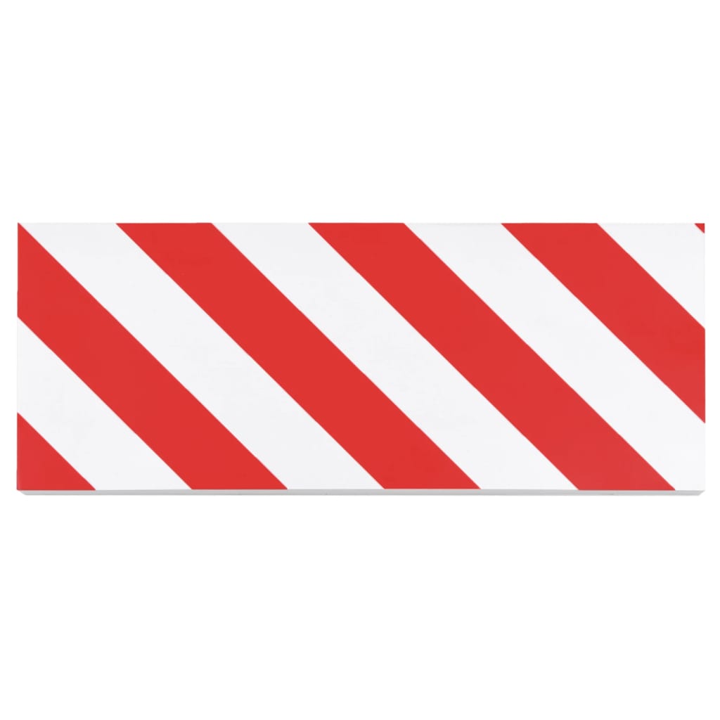 vidaXL Protecții de perete, 6 buc., roșu și alb, 50x20x2 cm, spumă EVA
