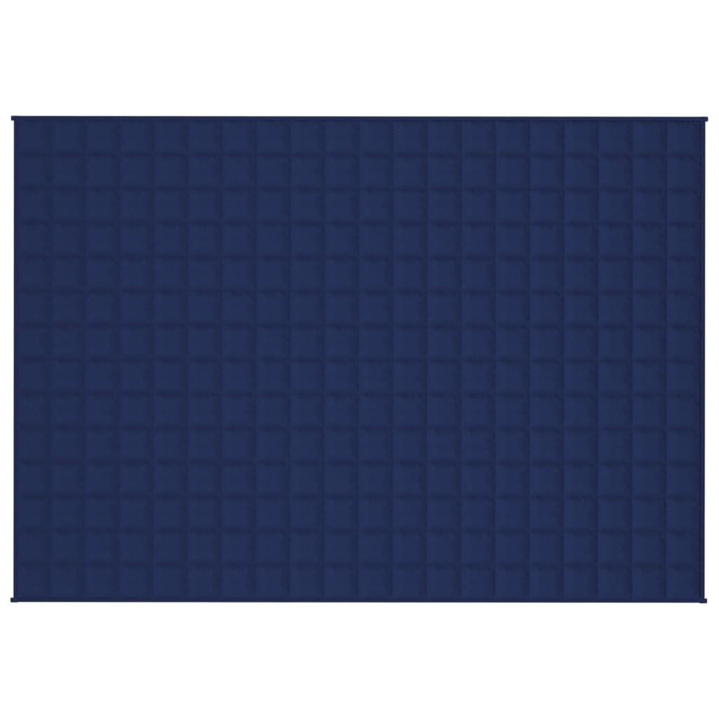 vidaXL Pătură cu greutăți, albastru, 138x200 cm, 10 kg, textil