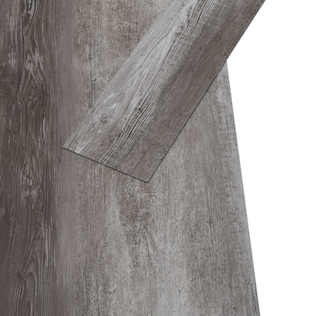 vidaXL Plăci de pardoseală, lemn dungi, 5,26 m², PVC, 2 mm