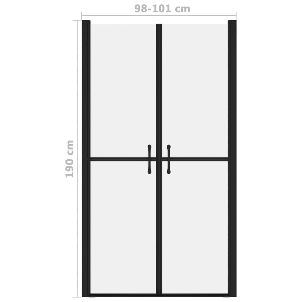 vidaXL Ușă cabină de duș, mată, (98-101)x190 cm, ESG