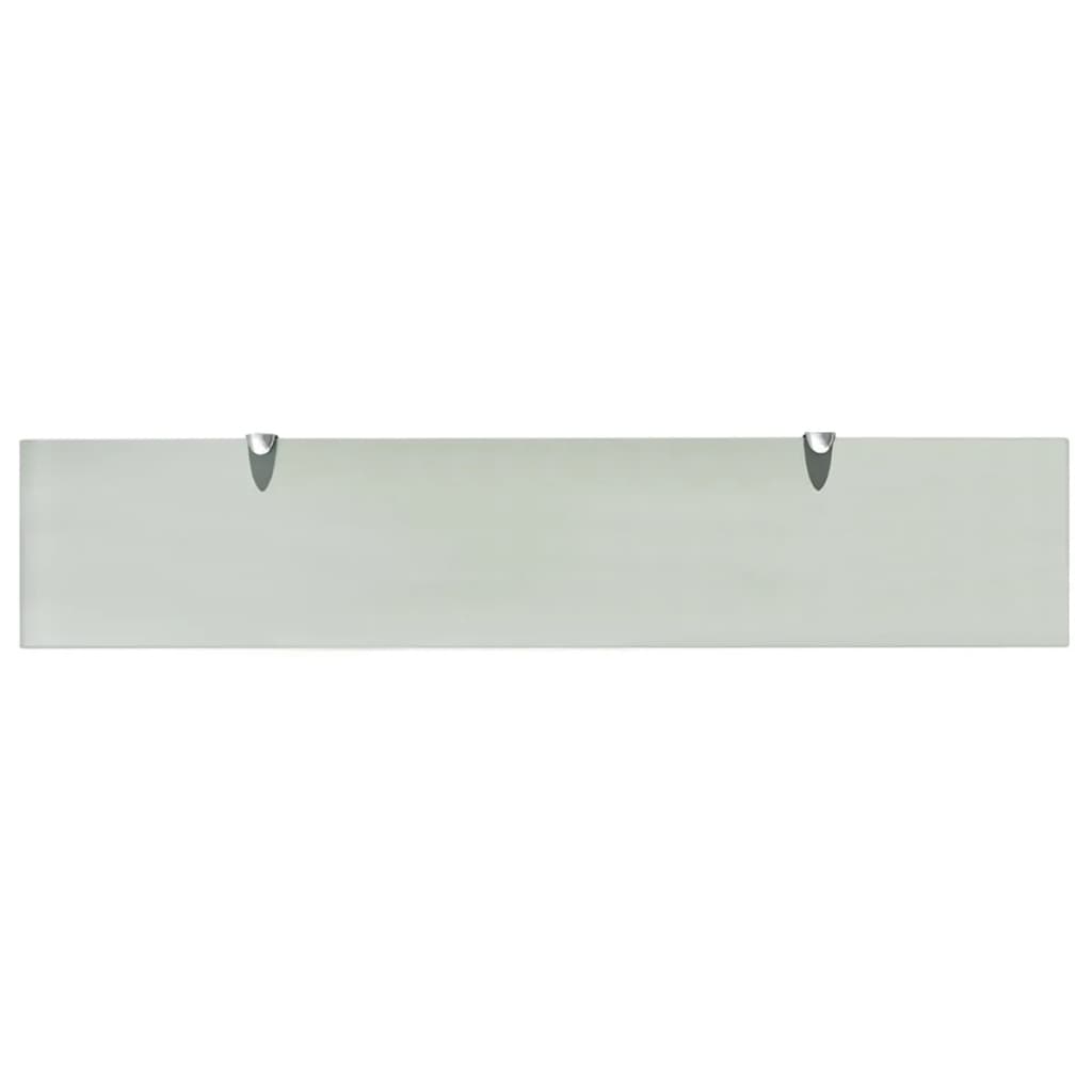 vidaXL Rafturi suspendate, 2 buc., 100 x 20 cm, sticlă, 8 mm