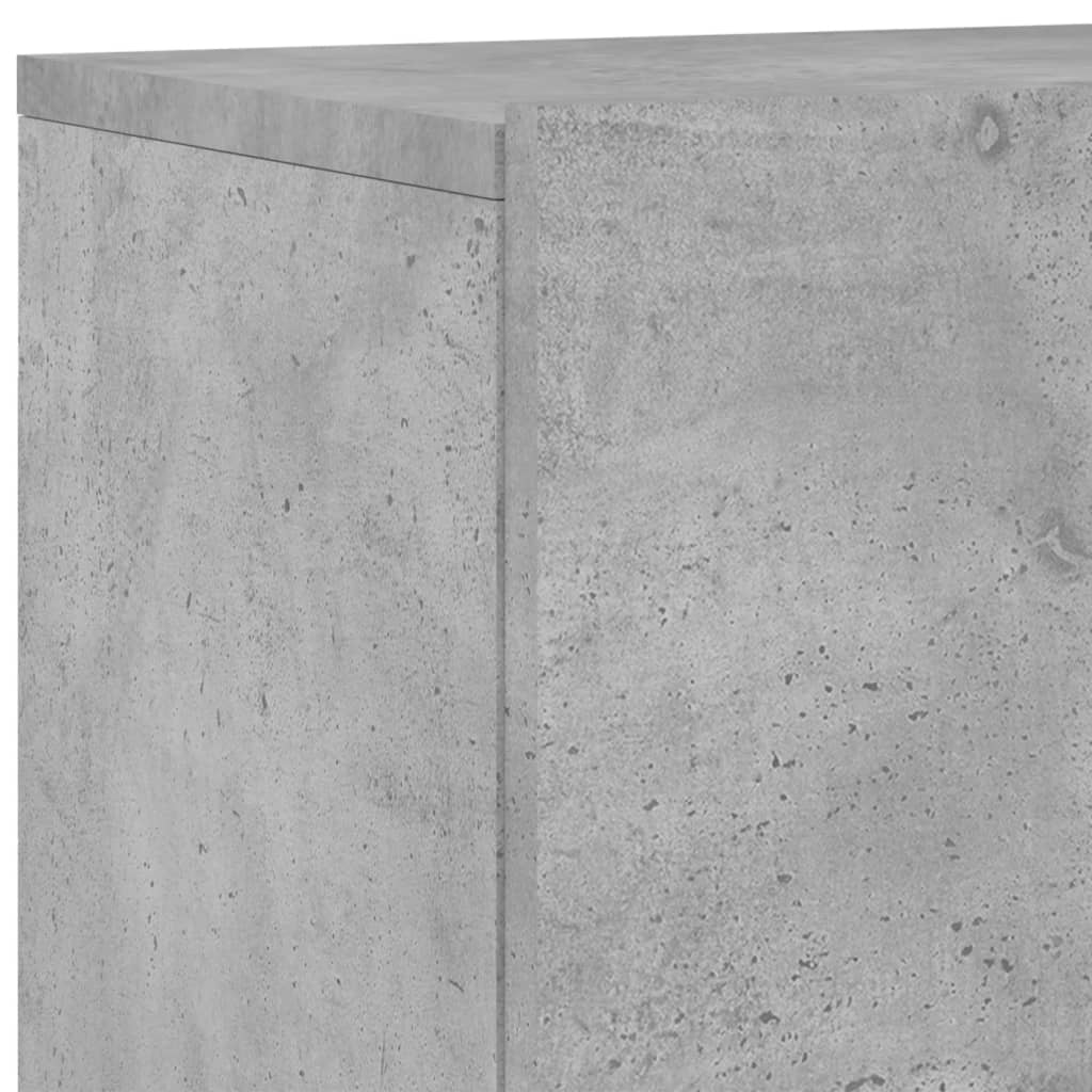 vidaXL Unități TV de perete, 6 piese, gri beton, lemn prelucrat