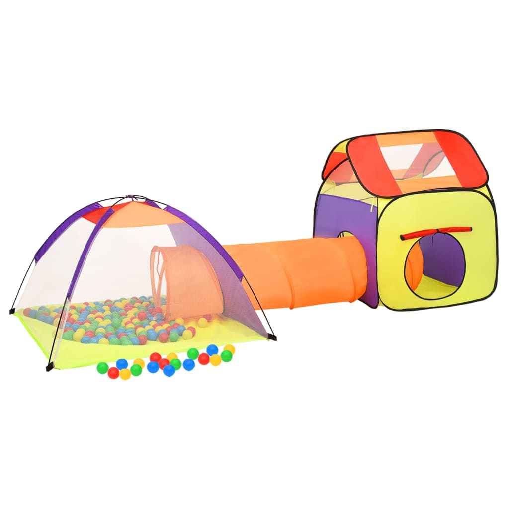 vidaXL Cort de joacă pentru copii, multicolor, 338x123x111 cm