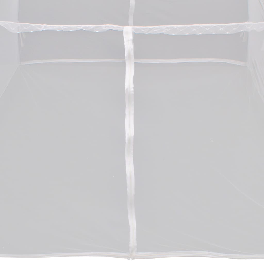 vidaXL Cort camping, alb, 200x180x150 cm, fibră de sticlă