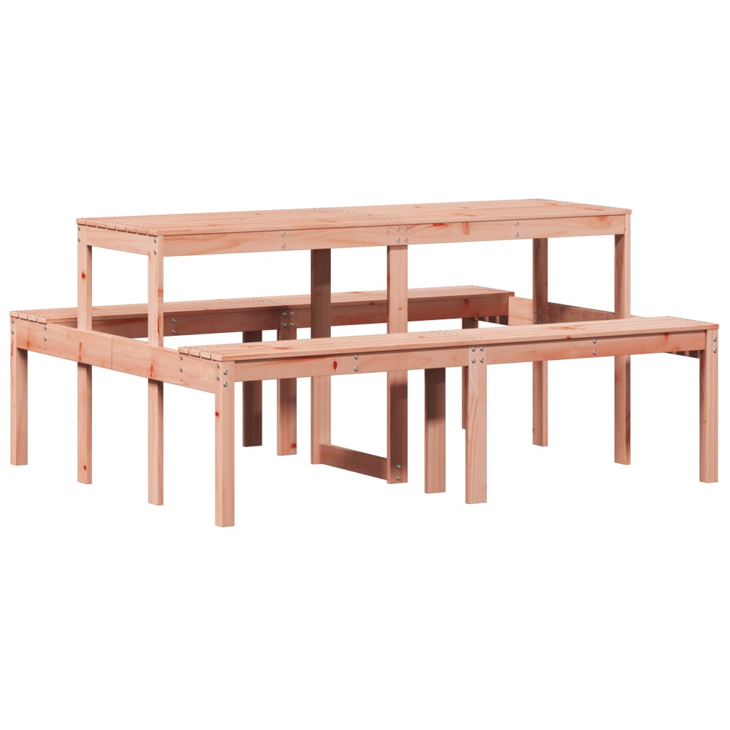 vidaXL Masă de picnic, 160x134x75 cm, lemn masiv douglas