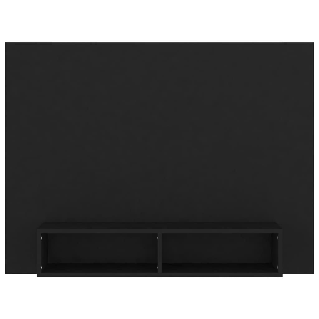 vidaXL Comodă TV de perete, negru, 120x23,5x90 cm, PAL
