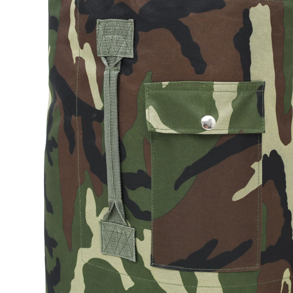 vidaXL Rucsac în stil militar, 85 L, camuflaj