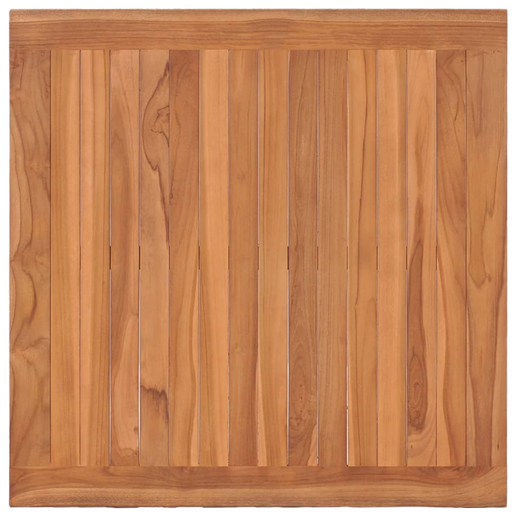 vidaXL Masă Batavia, 85x85x75 cm, lemn masiv de tec