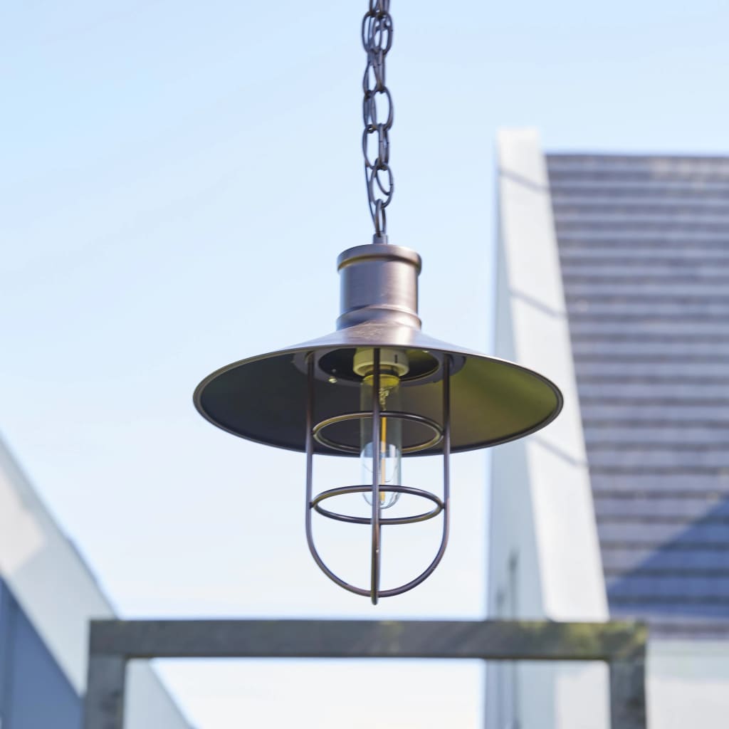 Luxform Lampă de grădină solară cu LED Caledon, bronz închis, 34112