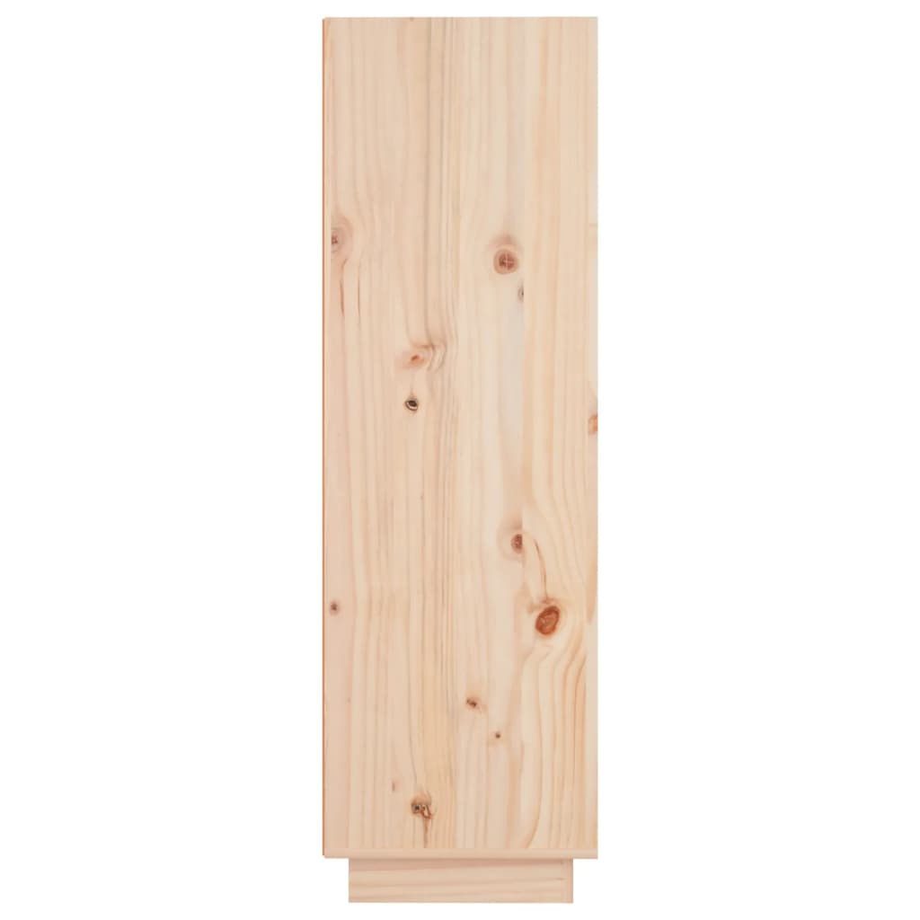 vidaXL Dulap înalt, gri, 37x34x110 cm, lemn masiv de pin