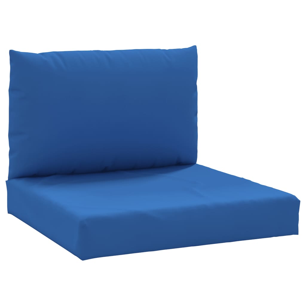 vidaXL Perne pentru canapea din paleți, 2 buc., albastru, textil