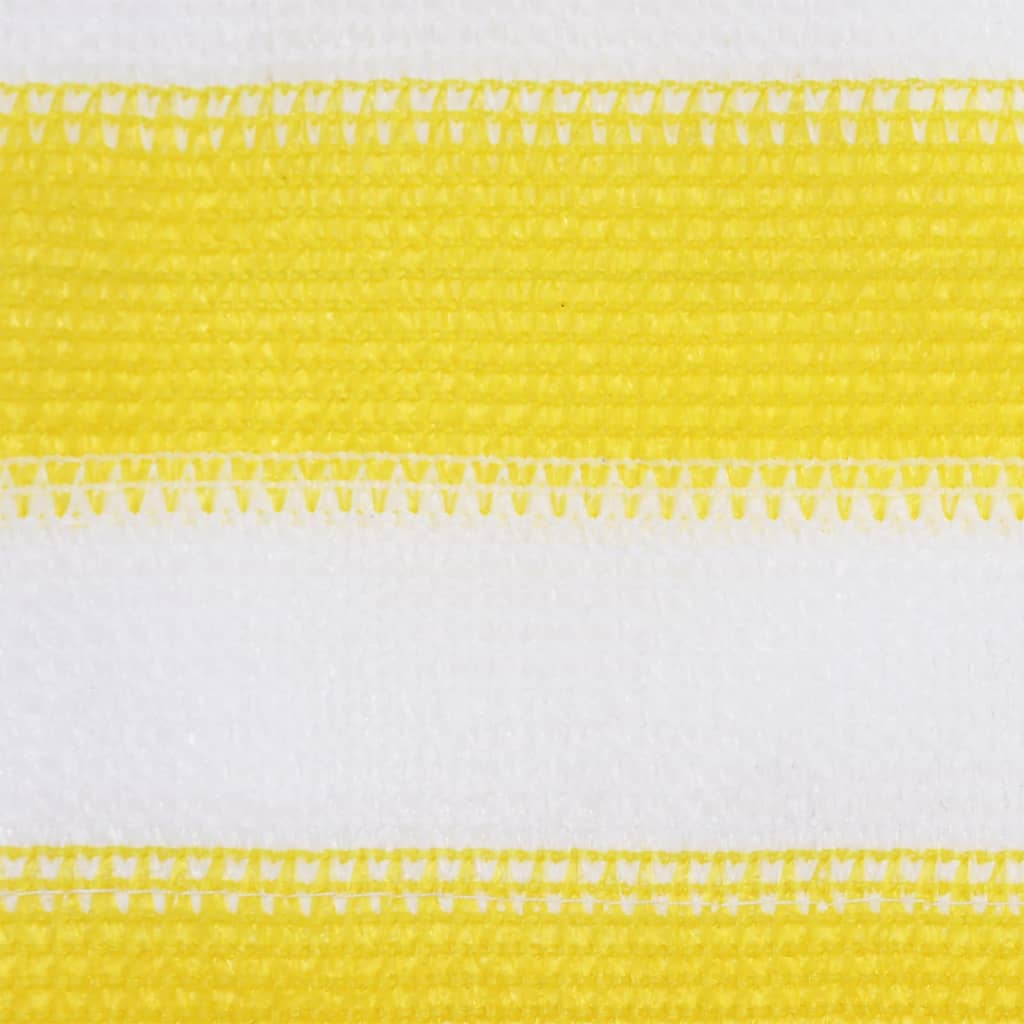 vidaXL Paravan de balcon, galben și alb, 90x300 cm, HDPE