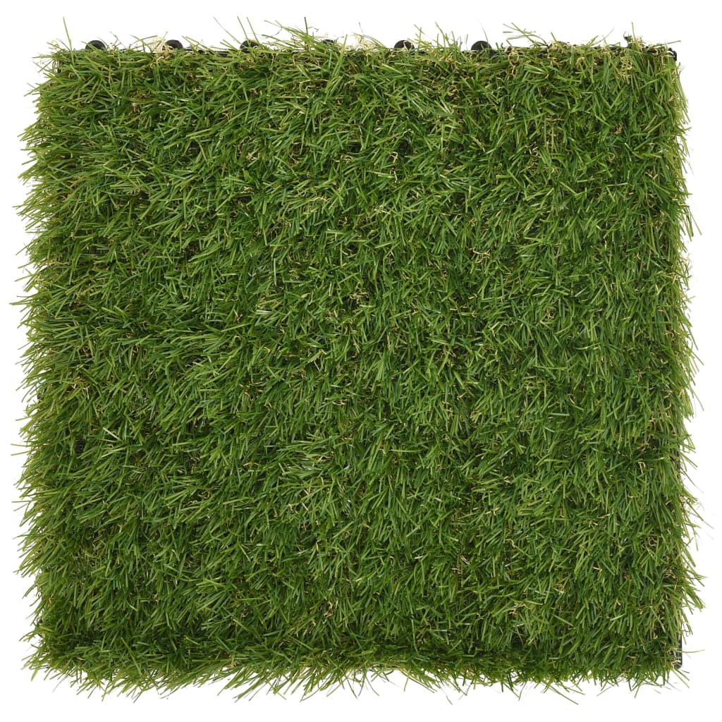 vidaXL Plăci de iarbă artificială, 22 buc, verde, 30x30 cm