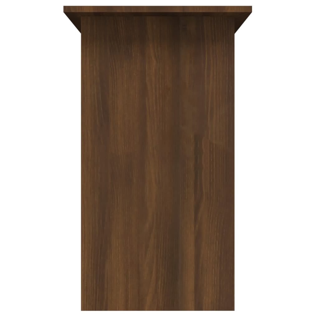 vidaXL Birou, stejar maro, 80x45x74 cm, lemn prelucrat