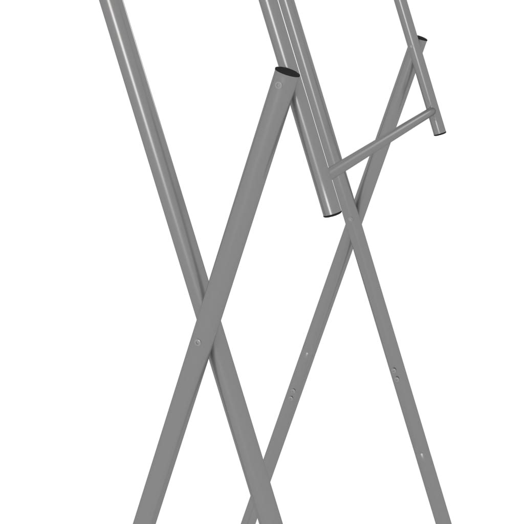 vidaXL Masă de bar pliabilă, 60x113 cm, oțel și lemn de pin natural
