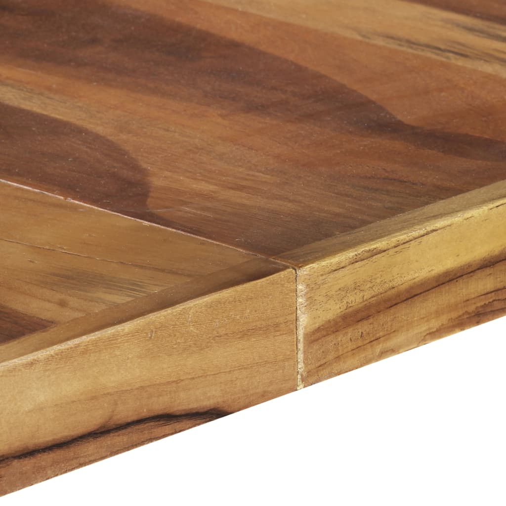vidaXL Masă de sufragerie, 140x140x75 cm, lemn masiv, finisaj sheesham