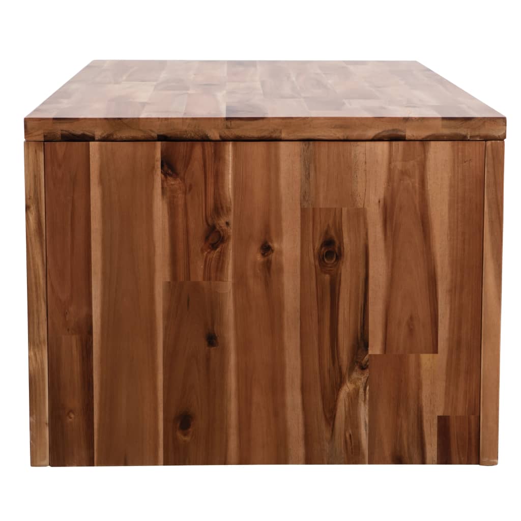 vidaXL Măsuță de cafea, lemn masiv de acacia, 90x50x37,5 cm