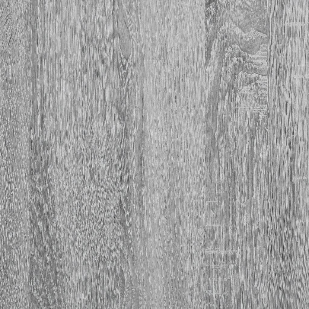 vidaXL Măsuță de cafea, gri sonoma, 100x50x45 cm, lemn prelucrat/metal