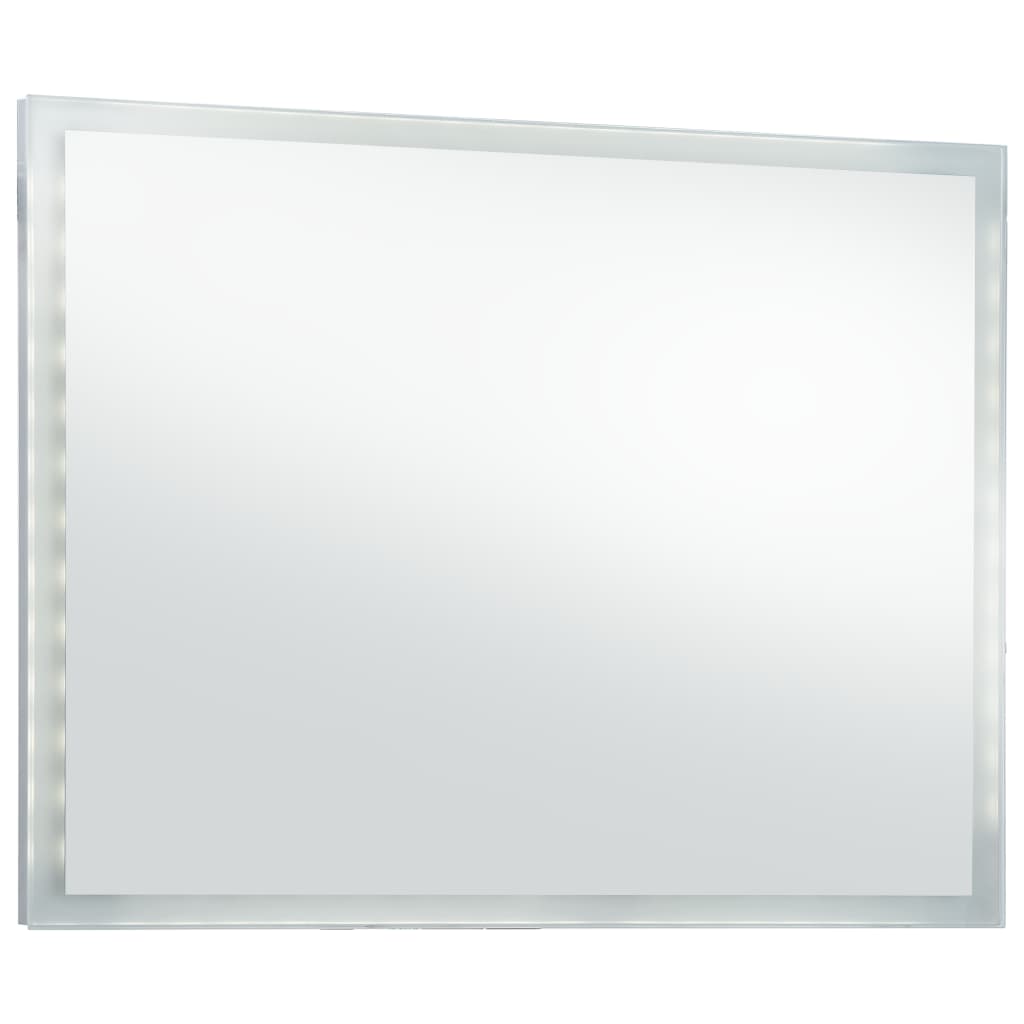 vidaXL Oglindă cu LED pentru perete de baie, 100 x 60 cm
