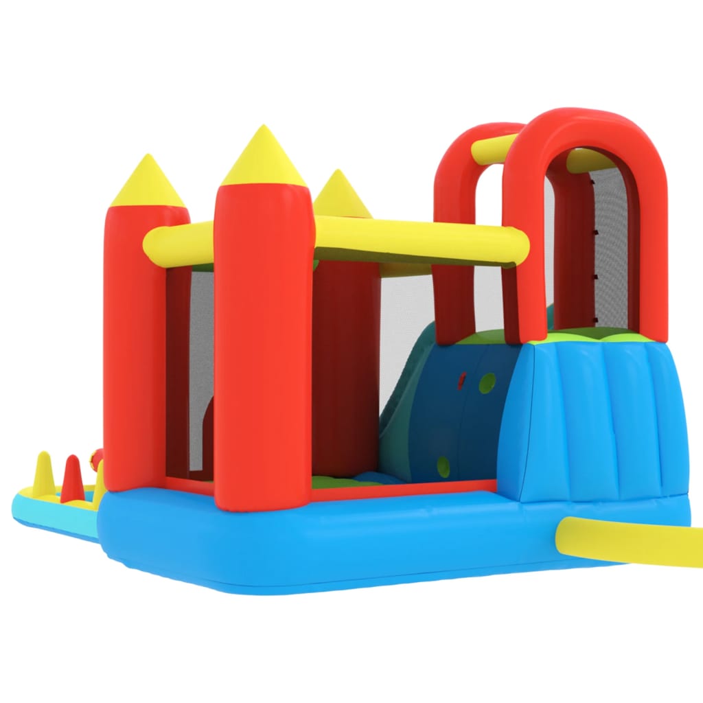 Happy Hop Castel gonflabil cu tobogan și piscină, 298x400x221 cm