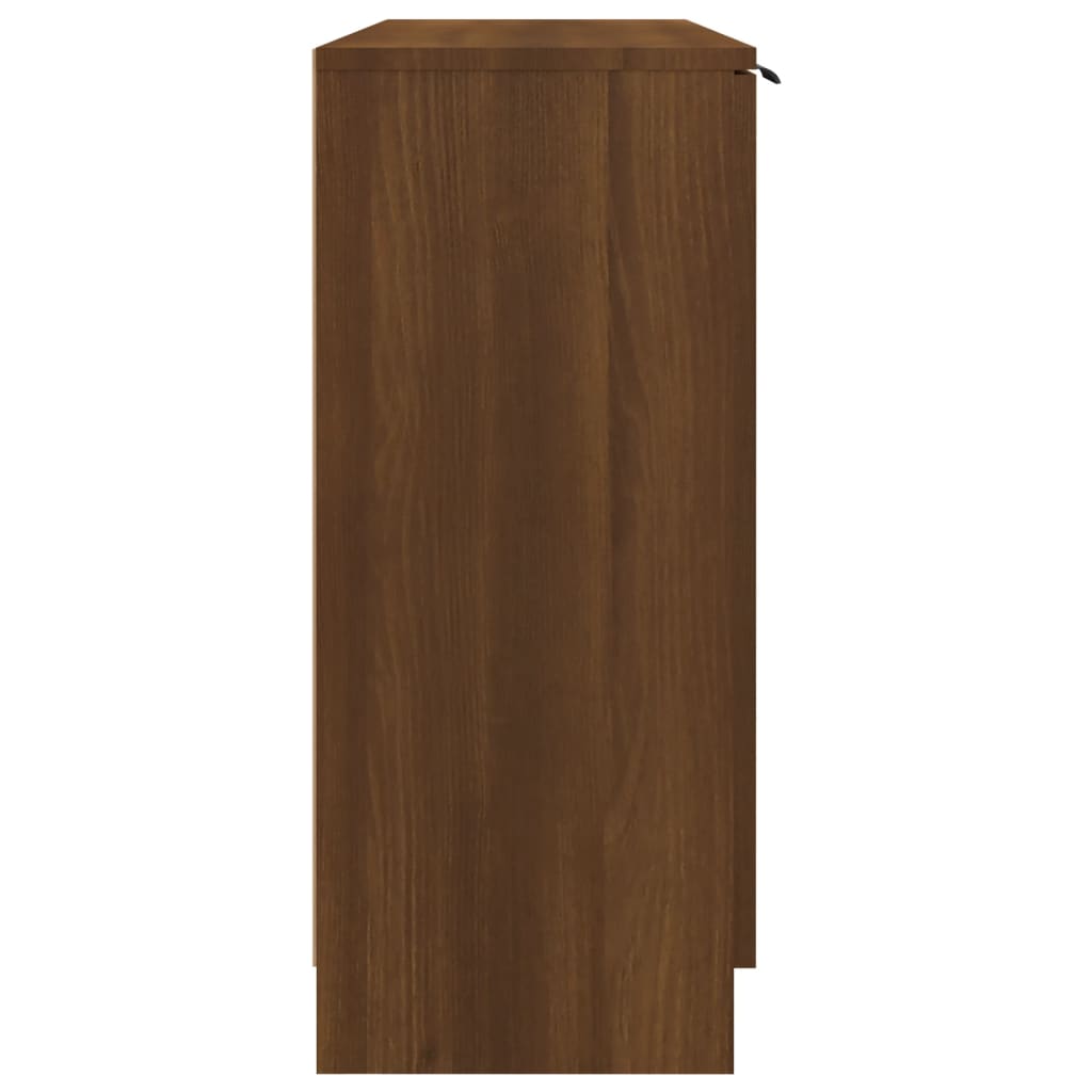vidaXL Servantă, stejar maro, 90,5x30x70 cm, lemn prelucrat