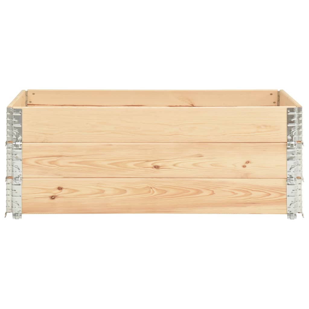 vidaXL Straturi înălțate, 3 buc., 50 x 150 cm, lemn masiv de pin