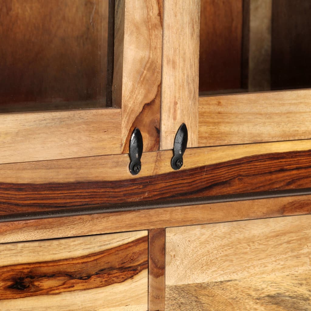 vidaXL Comodă înaltă, 100x40x175 cm, lemn masiv de sheesham