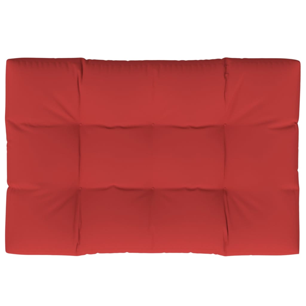 vidaXL Pernă pentru paleți, roșu, 120x80x12 cm, material textil