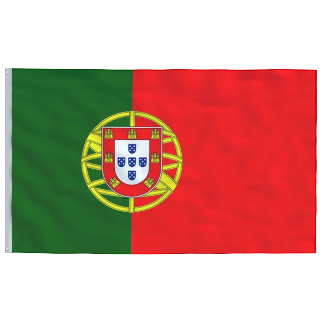 vidaXL Steag Portugalia și stâlp din aluminiu, 4 m