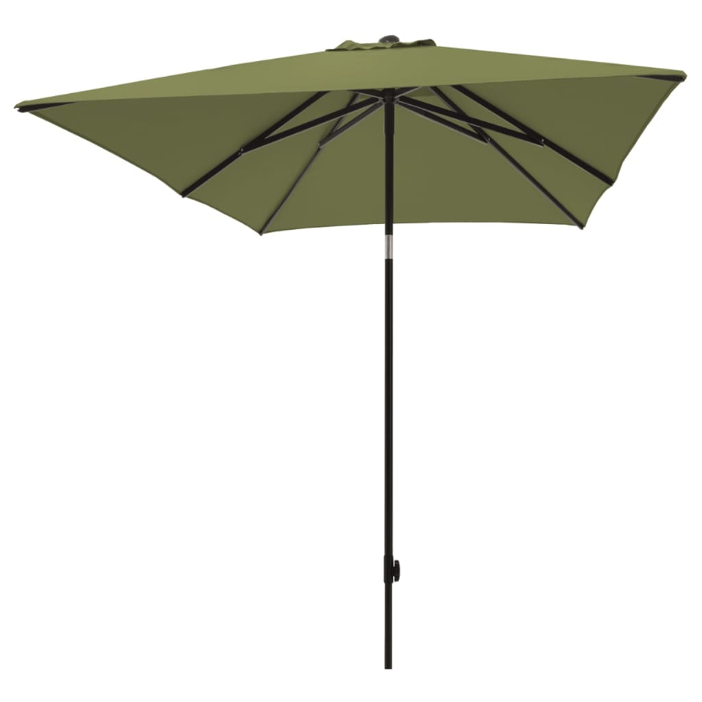 Madison Umbrelă de soare "Moraira", 200x200 cm, verde